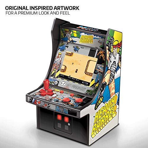 Мини-игра MyArcade 6,75 дюйма Retro Heavy Barrel, Желтая и черная, DGUNL-3205