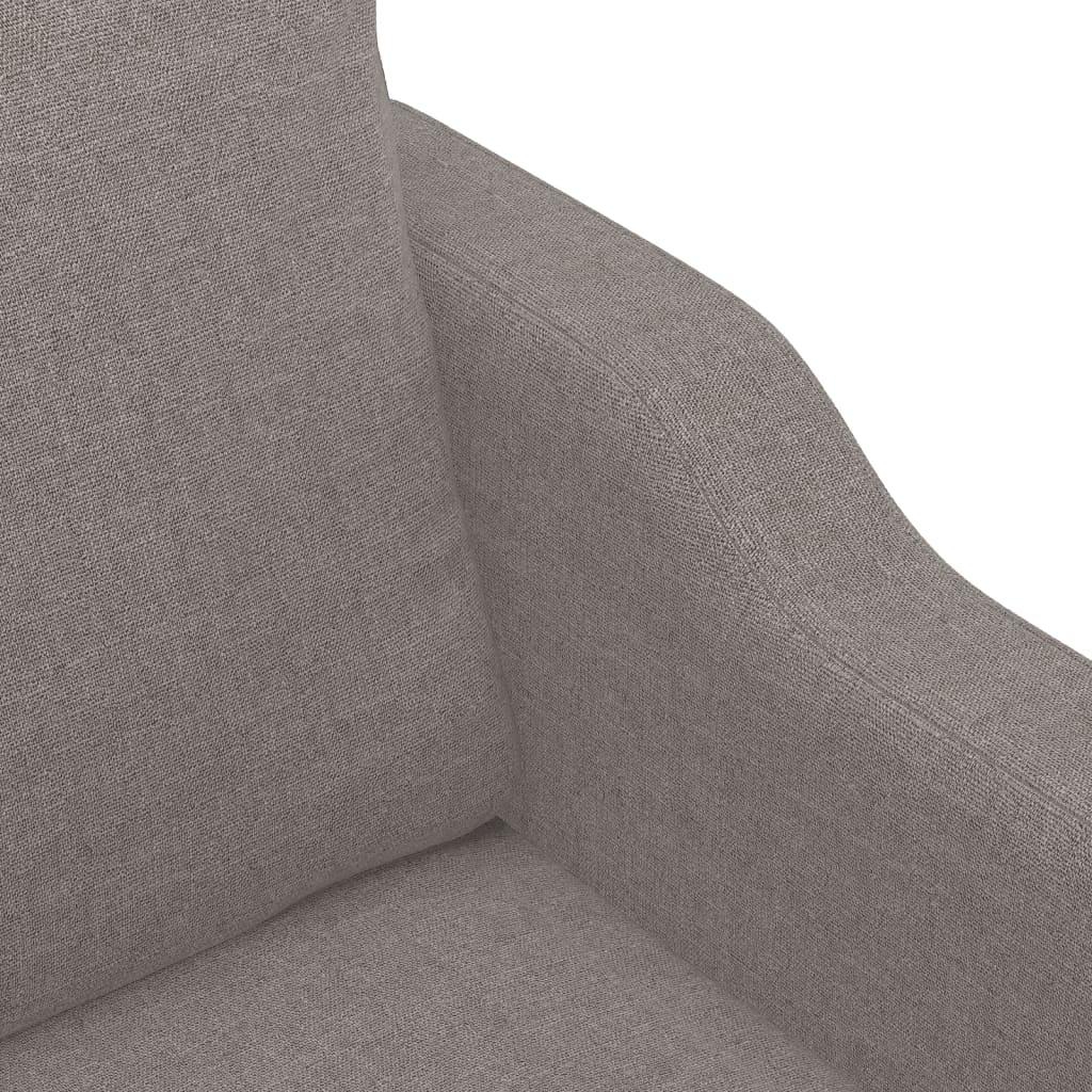 Vidaxl 3-Cz. Komplet Wypoczynkowy Z Poduszkami, Taupe, Tkanina