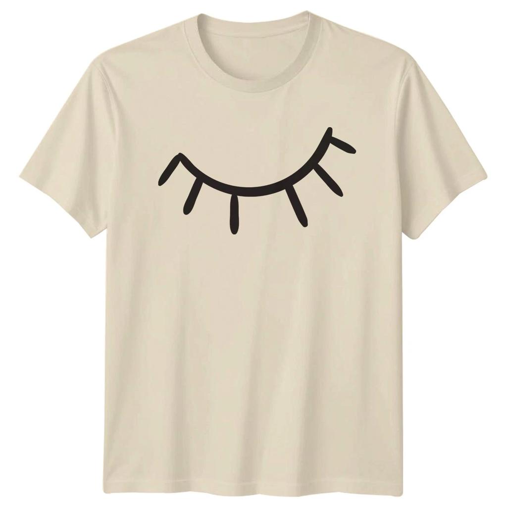 Sleepy Eye Aesthetic Design T-Shirt Minimalist Design Relaxation Birthday