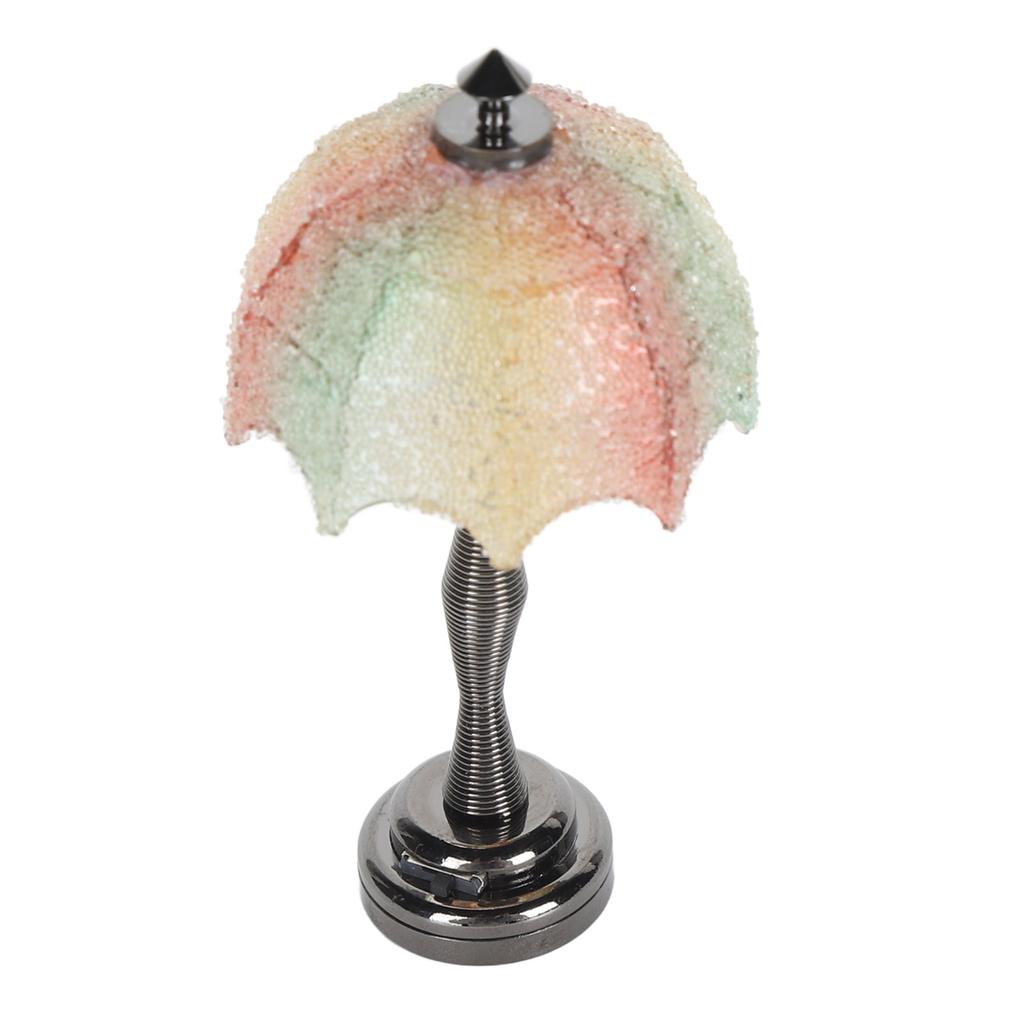 Миниатюрный торшер для кукольного домика 1:Кукольный домик в масштабе 1:12, светодиодное освещение, мебельные аксессуары, декор