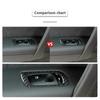 Door Lift Control Stickers For Porsche Cayenne 2003 2004 2005 2006 2007 2008 2009 2010 Carbon Fiber Car Interior Accessories