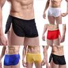 Men's Fashion Comfortable Transparent Sexy Sports Shorts Boxer Briefs Underwear