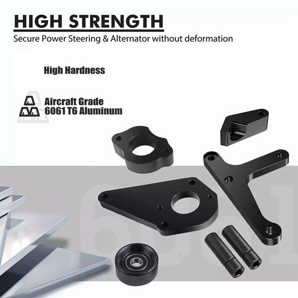 Chevrolet LS Truck Alternator & Power Steering Low Bracket Kit