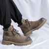 Ботинки из ревеня мужские 2024 Мартин британский стиль высокий верх не гнилая подошва летние дышащие весенне-осенние мужские туфли 2345-P