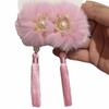 Bowknot Tassel Hairball New Year Hair Accessories Children's Headwear Plush Hair Rope Duckbill Clip