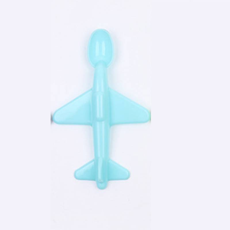 Childrens Airplane Shaped Plastic Spoon With Cute Design For Kids Meals And Gifting