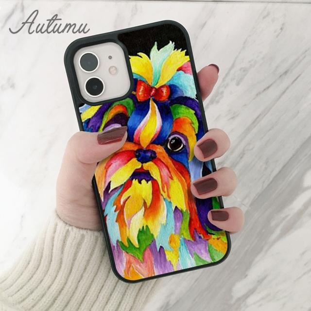 Чехол для телефона с собакой Ши-тцу для iPhone 11, 12, 13, 14 Pro Max mini X XR XS SE 2020, 5, 6S, 7, 8 Plus, Samsung Galaxy S21 S22, чехол