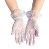 Full Finger Bow Paragraph Summer Sunscreen Mittens Bride Gloves Lace Glove Sexy Dress Party