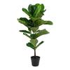 House Nordic Artificial Tree Ficus Lyrata 100 Cm Green 442779