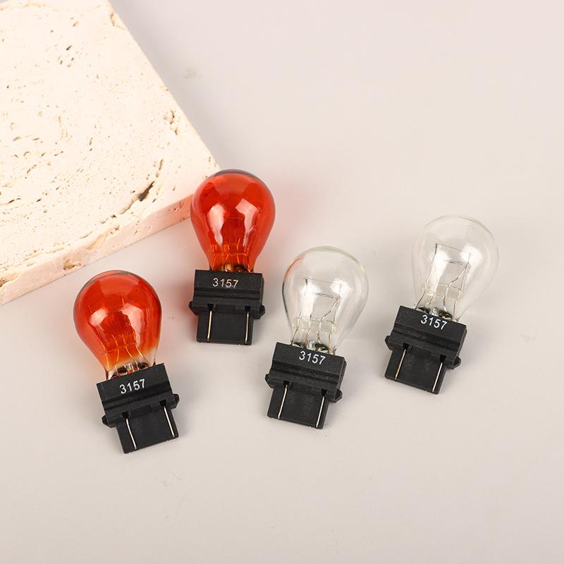 2 шт. 3157 Dc12V 21/5W автомобильные лампы стоп-сигнала галогенная лампа кварцевое стекло указатель поворота стоп-сигналы фонарь заднего хода