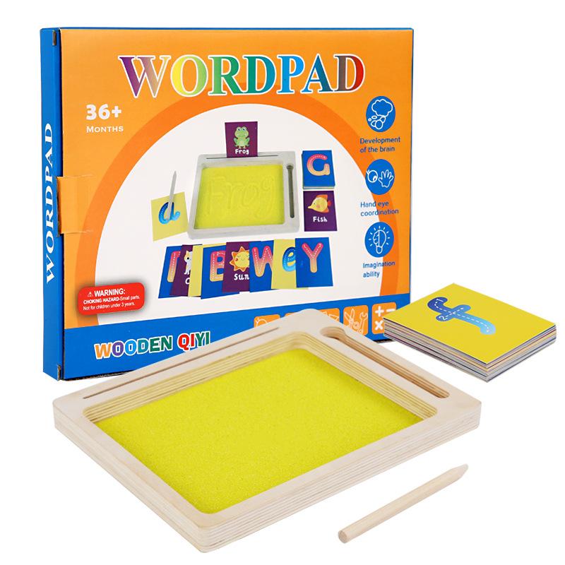 Montessori Sand Table for Kids: Numbers & Letters Writing Practice, Drawing, and Parent-Child Learning Tool