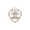 CHANEL Stud Earrings Unisex Gold ABG044B20950U1744