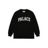 Palace Waffle Long-Sleeve Black Unisex Tops P26ES025