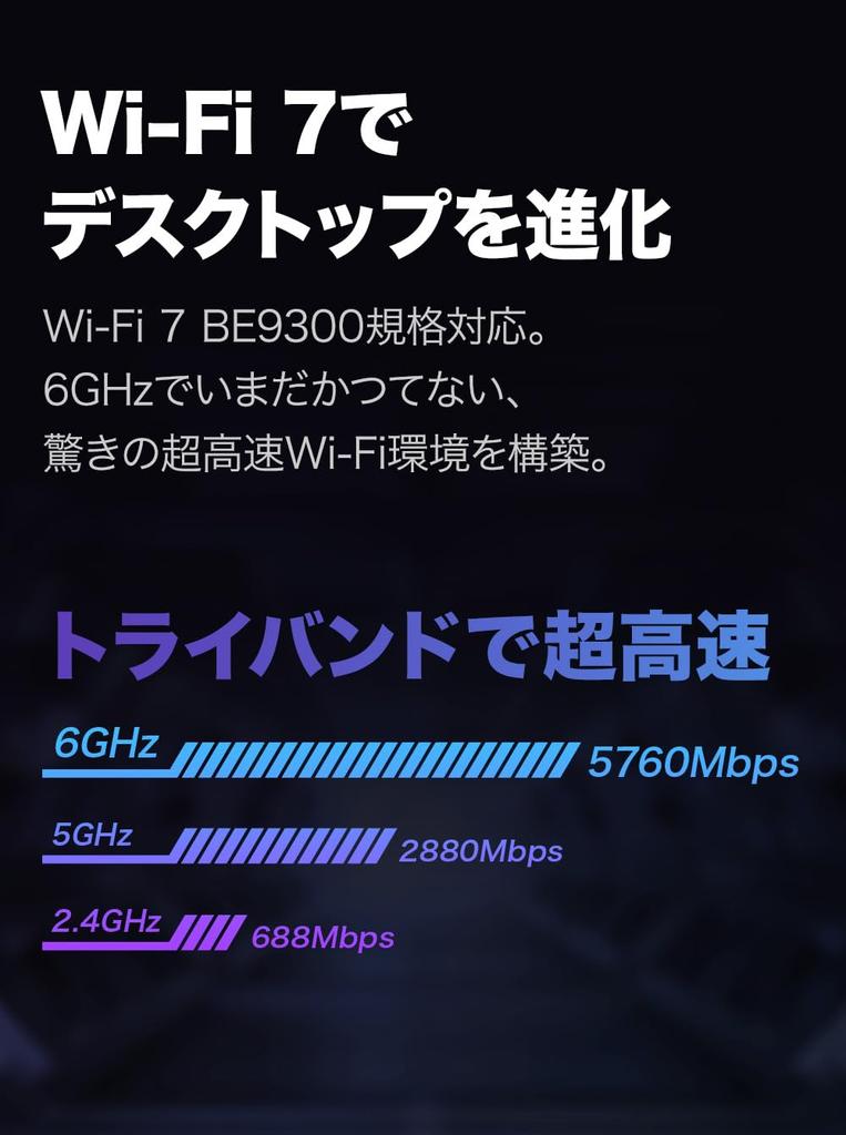 Tp-Link WiFi 7 Bluetooth 5.4 Compatible PCIe Adapter Archer TBE550E/A