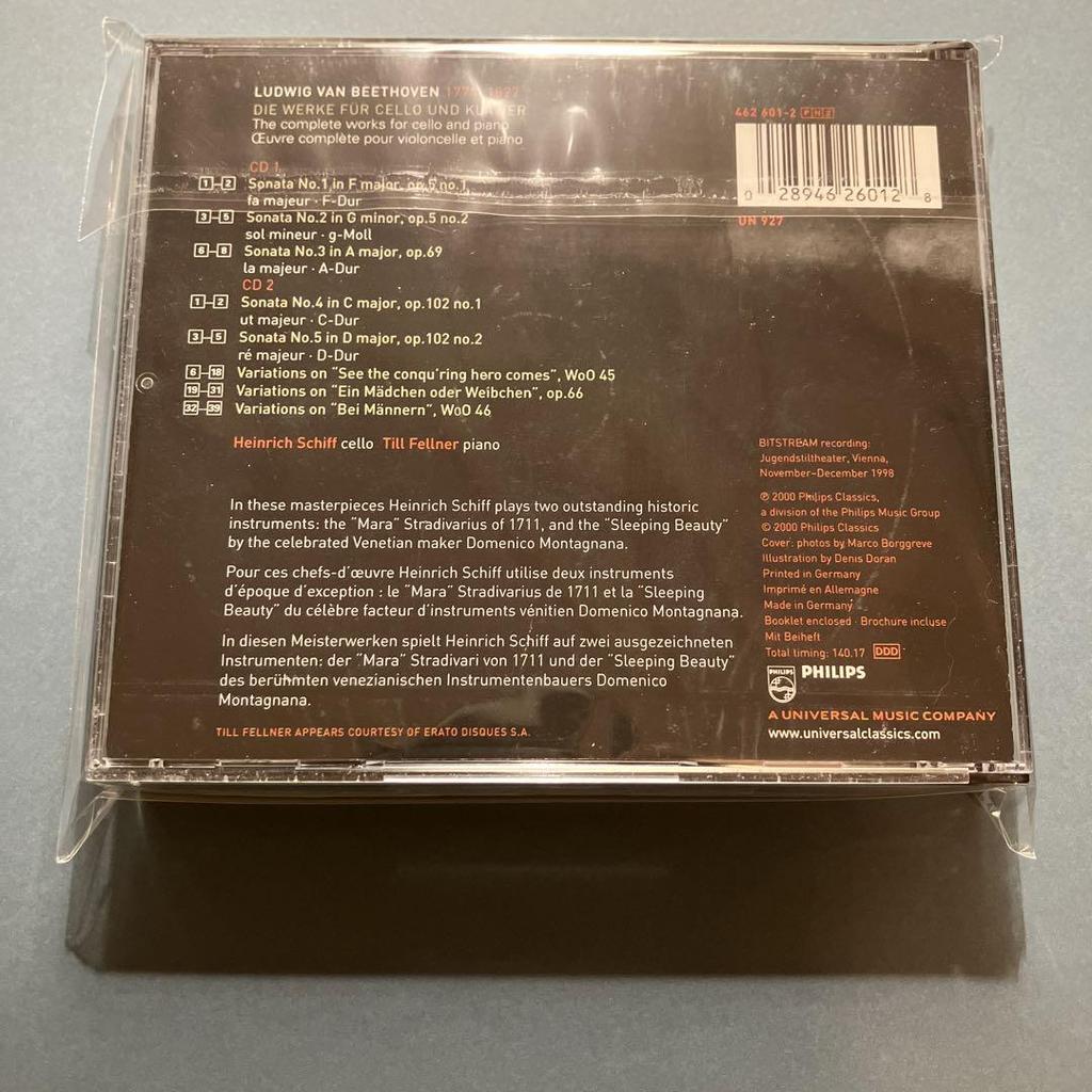 [Б/У] Шифф Феллнер Бетховен Сонаты для виолончели Полное собрание