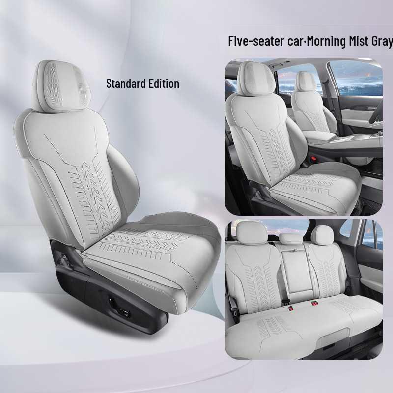 All-Season Suede Seat Cushions for Geely Galaxy E5 - Semi-Enclosed Design
