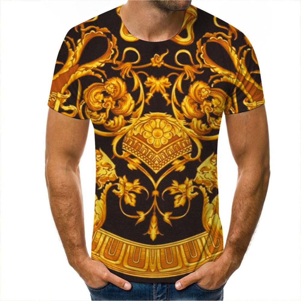 Мужские футболки с 3D принтом и 3D принтом, модные футболки с круглым вырезом, летняя верхняя одежда, мужские повседневные футболки с короткими рукавами