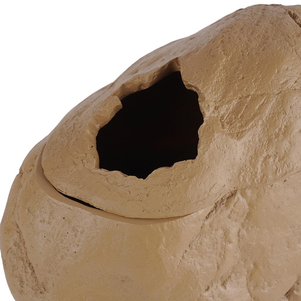 Resin Reptiles Hide Cave Hideout Natural Rock Look Breeding Box Egg-laying Shelters For Snake Rat Gecko