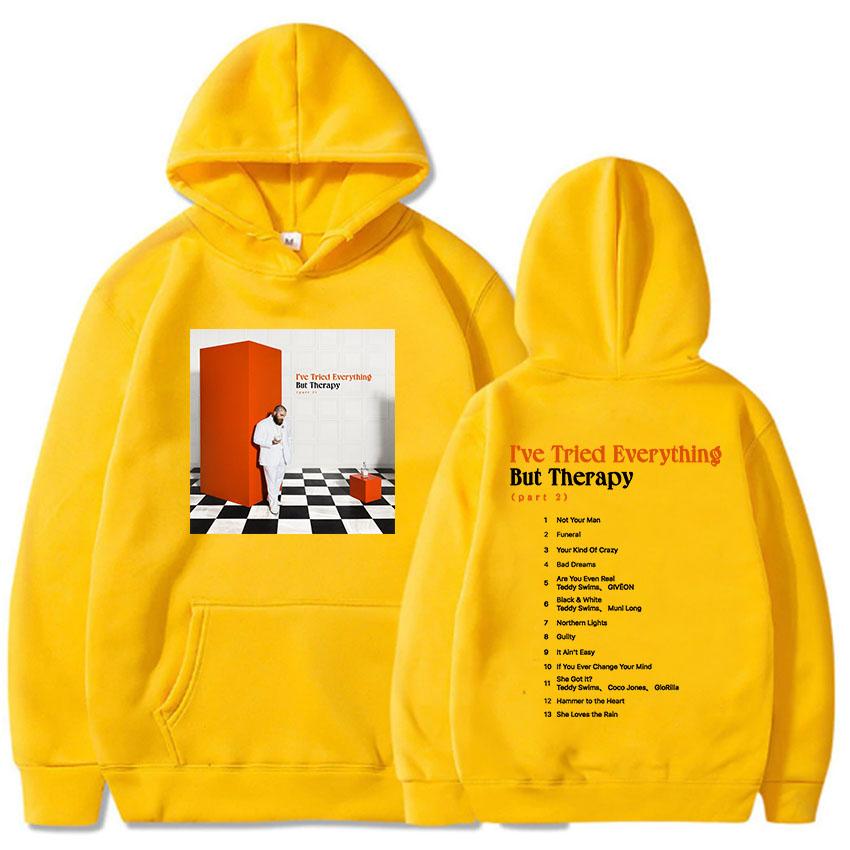 Я перепробовал все, но терапия вечеринка 2 альбом толстовки TeddySwims известный певец принт свитшоты женская одежда