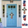 Independence Day Wooden Door Signs Wreath Decorations Door Hanging Wall Hanging Home Decoration