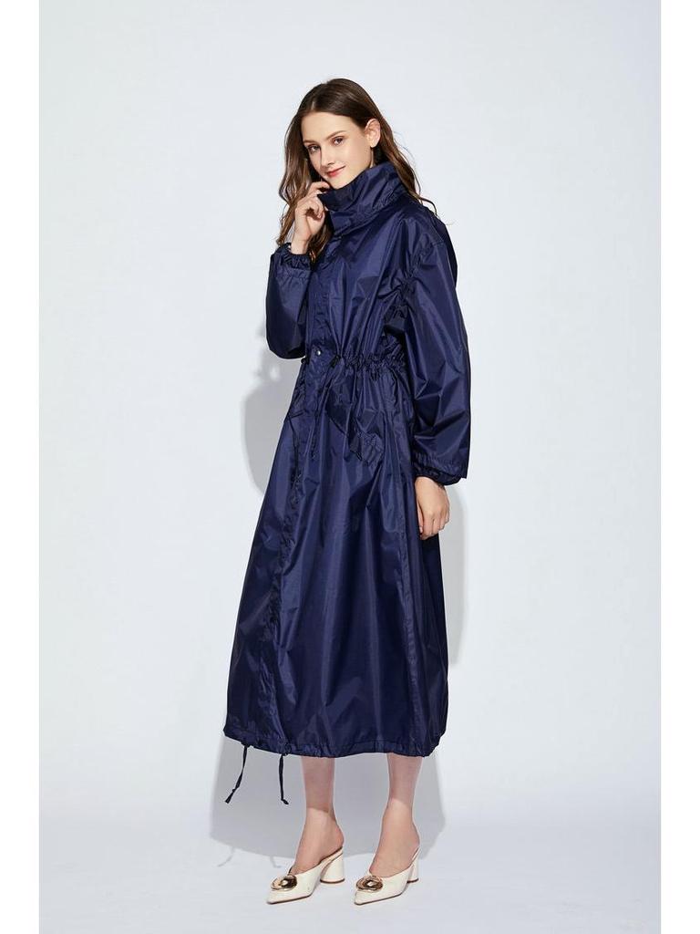 Очень длинный легкий дышащий японский полиэстеровый понжи зонт ткань дождевик пончо