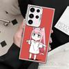 Чехол для телефона Zero Two 02 Кавайный Милый Мягкий для Samsung Galaxy S24 S25 FE S26 Edge S23 Ultra S22 Plus S21 + Ударопрочный Задняя Крышка Sh