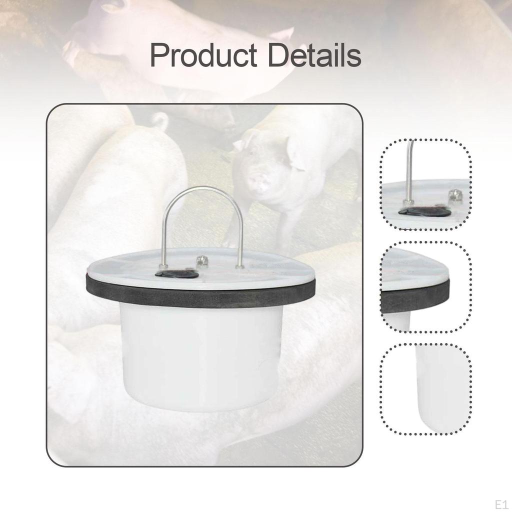 Сливной клапан для утечки навоза на свиноферме с пузырями, управление сточными водами