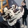 Спортивная обувь для девочек Весна-Осень 2025: Кожаные кроссовки на мягкой подошве для детей и подростков