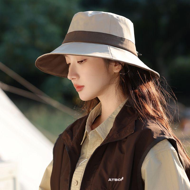 Новая летняя шляпа женская шляпа-ведро для путешествий на открытом воздухе солнцезащитная шляпа