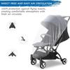 8PCS Mosquito Nets for Fully Covered Strollers Durable Mosquito Nets for Baby Cradles Mosquito Nets for Portable Mini Cribs