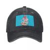 Удивительный мир Гамбола Бейсболки Snapback Выстиранные Джинсовые Кепки Регулируемая Кепка Спортивная Бейсболка Ковбойская Кепка для Унисекс