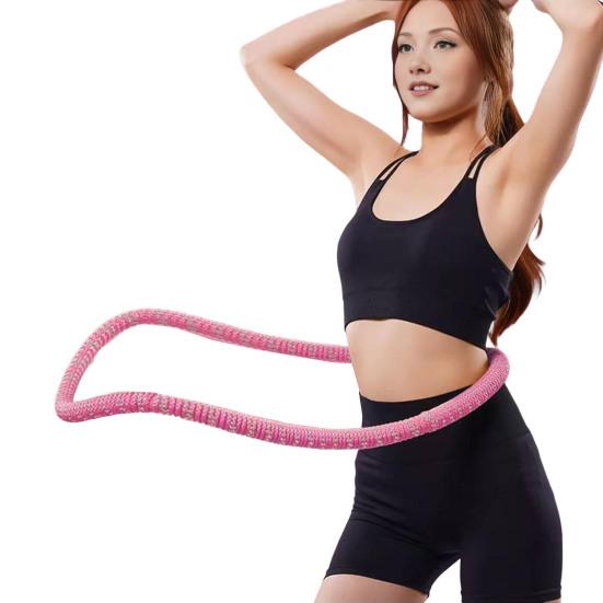Soft Spring Fitness Hoop for Adults Waist-friendly Design Portable Slimming Exercise Equipment Silent Full-Body Training At Home