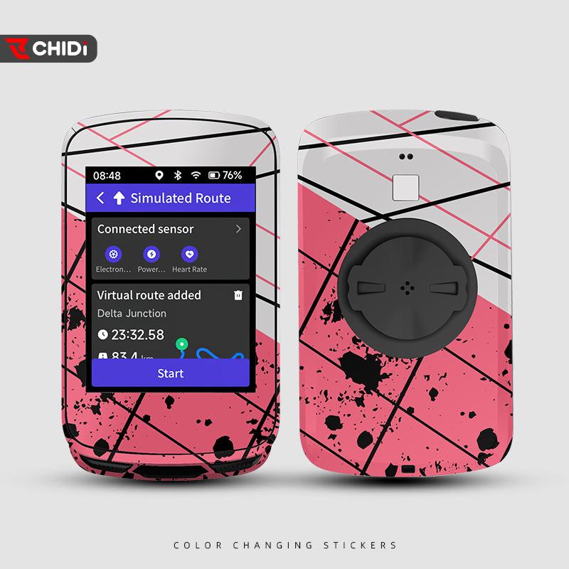 Для Magene C606 GPS-велокомпьютера декоративная наклейка на сенсорный экран Водонепроницаемая и устойчивая к царапинам Персональные варианты доступны