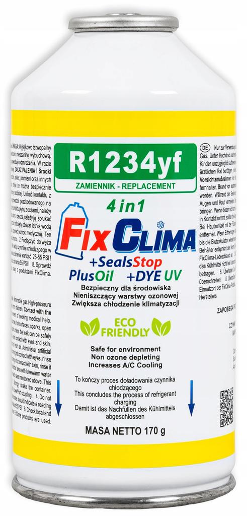 Car Air Conditioning Filling Kit Gas R1234Yf 4In1 Refrigerant