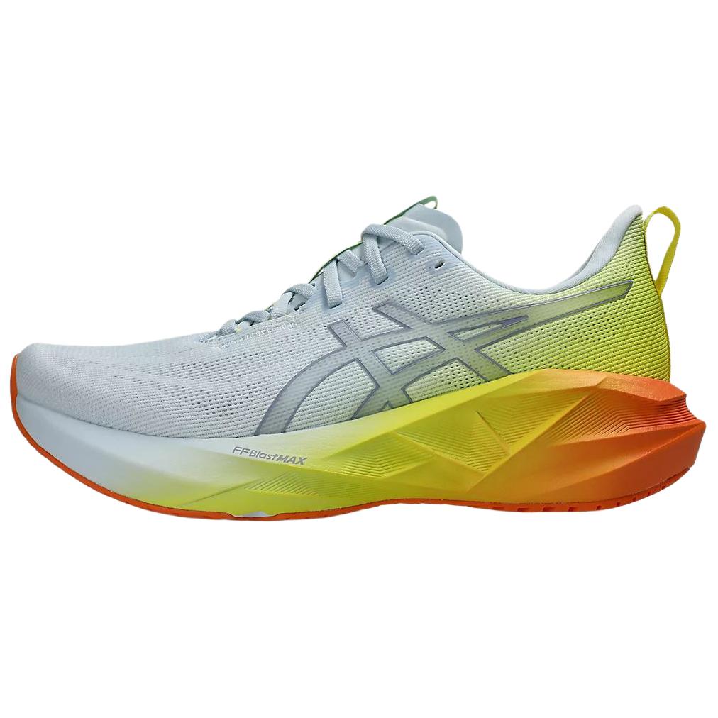 Asics Кроссовки для бега NOVABLAST 5 Дышащие Мужские Сине-Желто-Оранжевые 1011C184-400