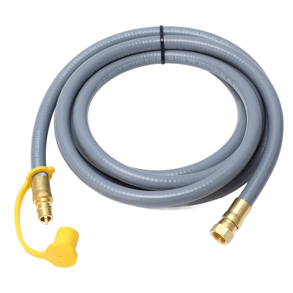 3.66m 3/8in RV Gasoline Extension Hose Fittings Quick Connect Gasoline Tank Gas Line Hose with Male 