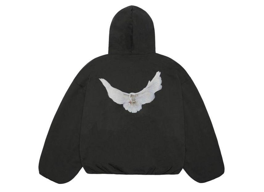 YEEZY GAP Худи 'Голубь' Черное