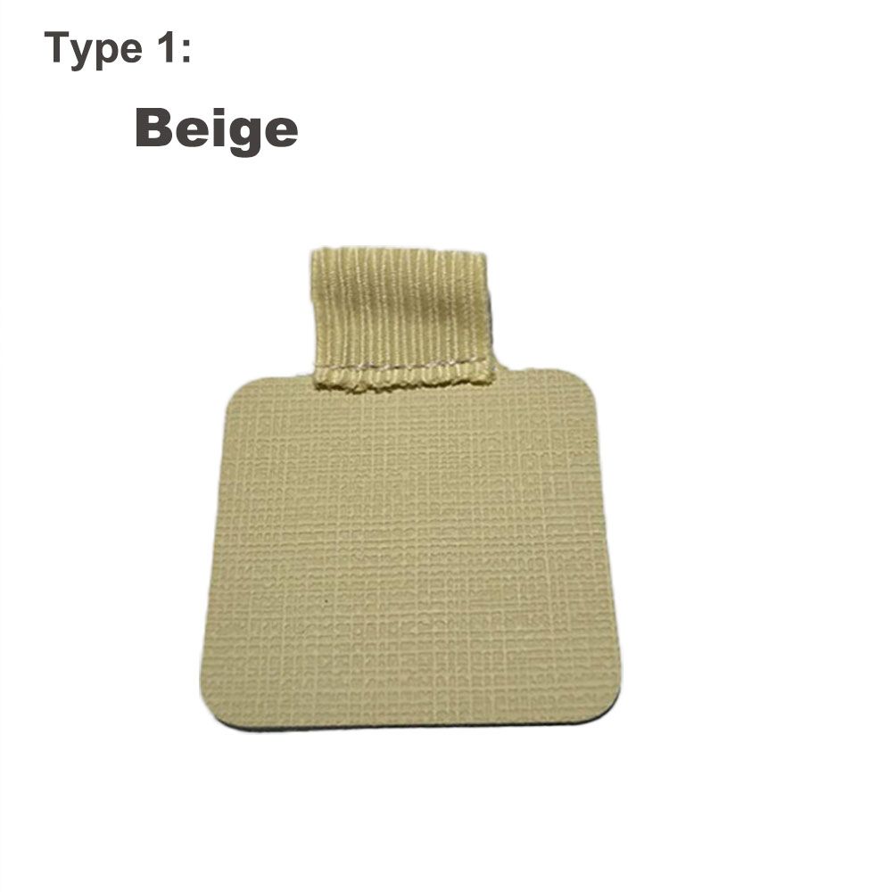 4PCS Useful Portable Convenient Notebook Self-adhesive Pen Holder Elastic Loop Leather Pen Clips