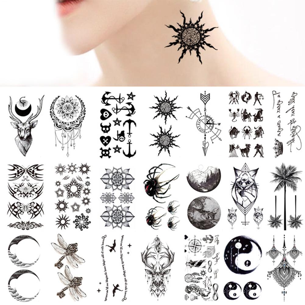 Temporary Small Fresh Tattoo Stickers Waterproof Long Lasting Tattoo Stickers Body Art Paste Painting Tattoo For Women Men