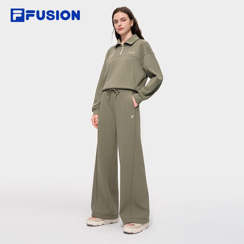Fila Женские вязаные брюки для отдыха с флисовой подкладкой Fusion