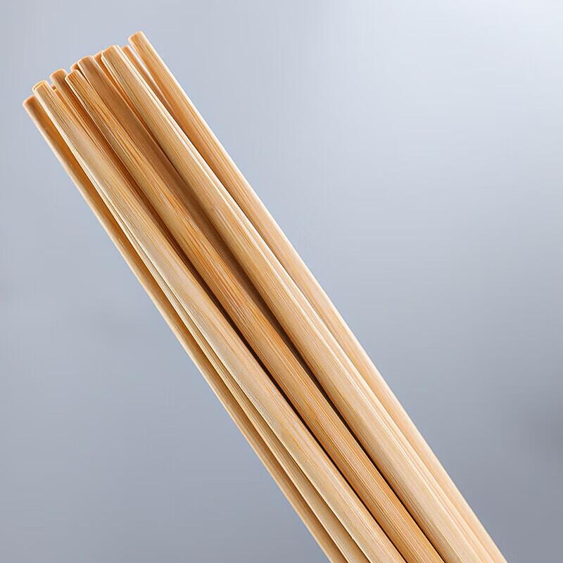 100 Pairs Individually Wrapped Carbonized Bamboo Chopsticks
