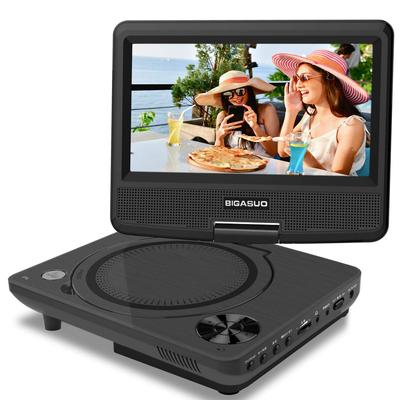 Портативный DVD-плеер для автомобиля 6 часов непрерывной работы 3 источника питания Регион CPRM Возобновление просмотра Японская инструкция Легкий для аварийной готовности Черный Аккумулятор
