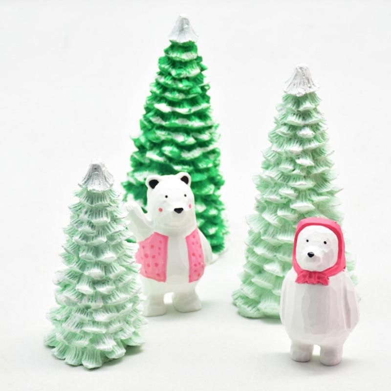 3D Christmas Tree Silicone Cake Chocolate Baking Mould Candle Soap Making Mold
