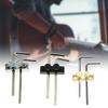 Metal Guitar Bass Wrench/Key Headstock Wrench Holder for Tremolo Bridge Guitar Headstock Mounted Key Hexagonal Wrench