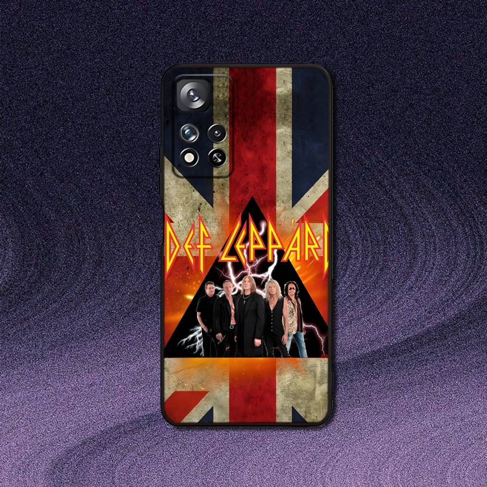 D-Def Leppard Stand By Me Phone Case For Samsung S 25,24,23,22,30,21,10,9,Ultra,Plus,Lite,FE,4,5G Black Soft Case