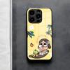 Cute C-Crybaby Doll Phone Case For IPhone 17 Air 16 E Pro Max 15 14 13 Mini 12 Pro 11 Max Plus Black Glass Cover