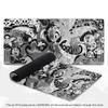 Large XXL Retro Devil Angel Cartoon Mouse Pad Gothic Doodle Art Deskmat Non-Slip Rubber Keyboard Mat Gaming Table Mousepad