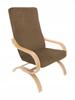 Finka Armchair Cover Cocoa Brown Elastic Velvet [21Fp]