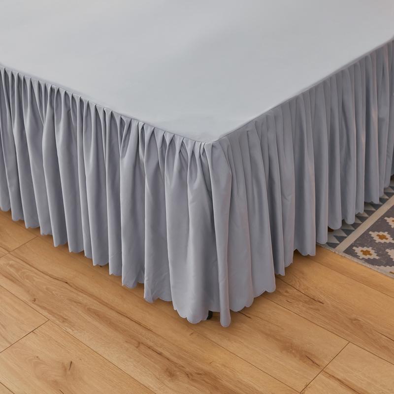 Юбки-кровати в стиле принцессы. Покрывало с юбкой. Постельное белье в евроамериканском стиле. Гладкая двойная полная простыня королевского размера.