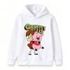 Kids Boys Girls Cute Cartoon Character Print Pullover Hoodie, Casual Long Sleeve Cozy Sweatshirt for Daily Wear, School, Outdoor Activity for Youth Ch